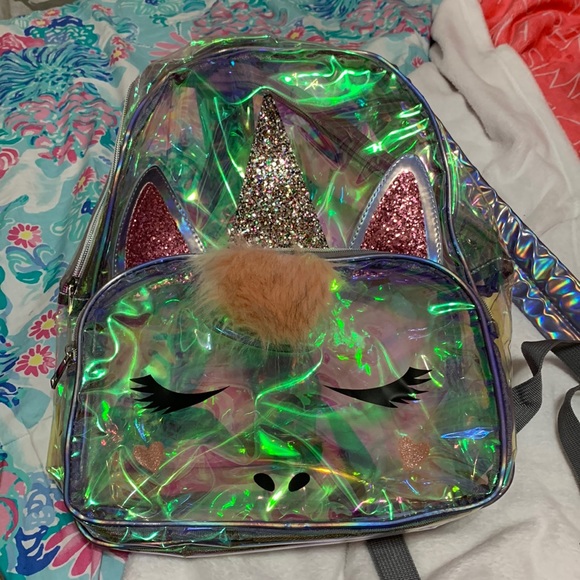 Accessories Girls Clear Unicorn Backpack Poshmark